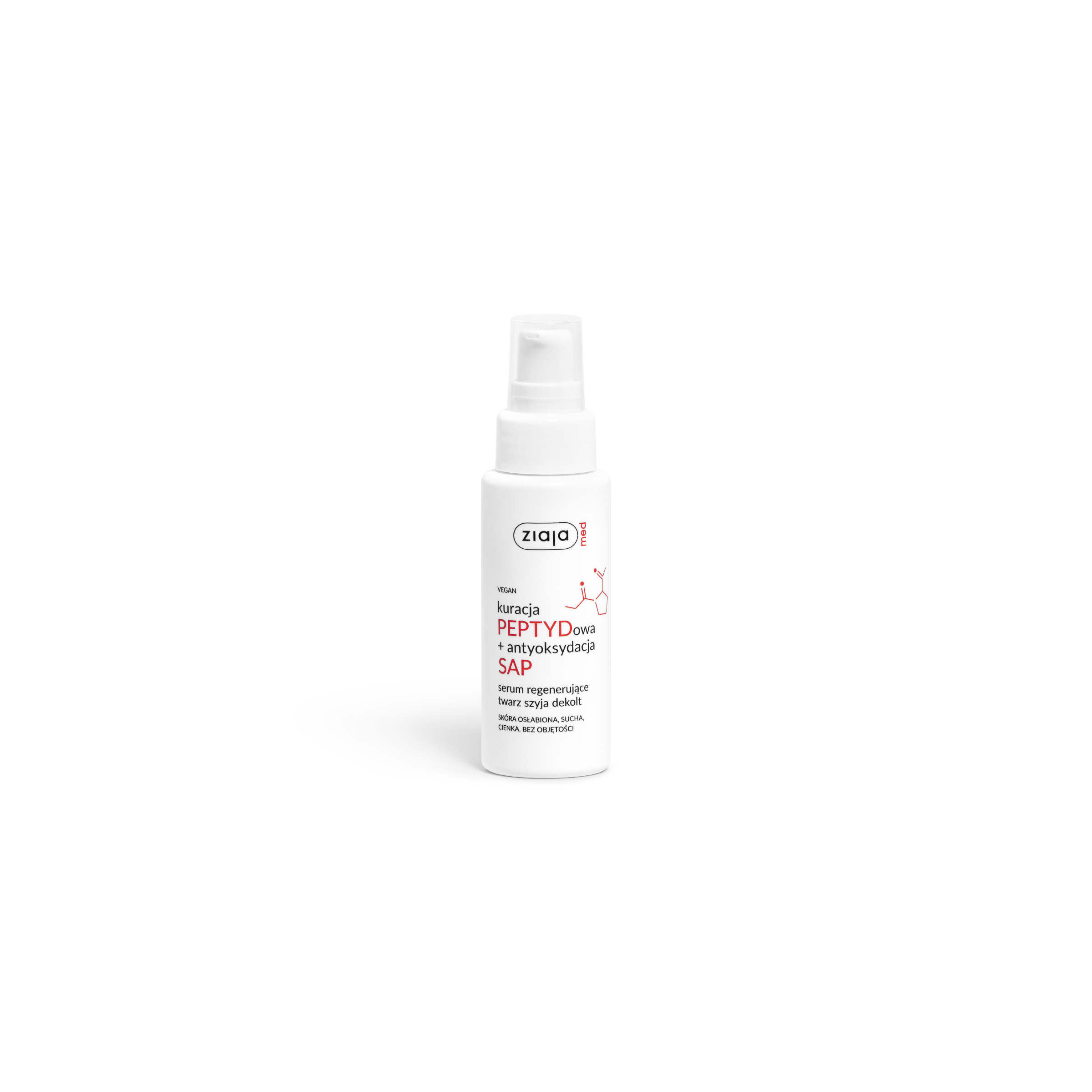 Ziajamed Kuracja peptydowa serum regenerujące do twarzy Ziaja