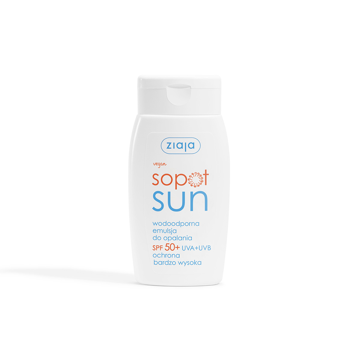 Ziaja Wodoodporna emulsja do opalania SPF 50+ UVA + UVB ochrona bardzo wysoka Ziaja