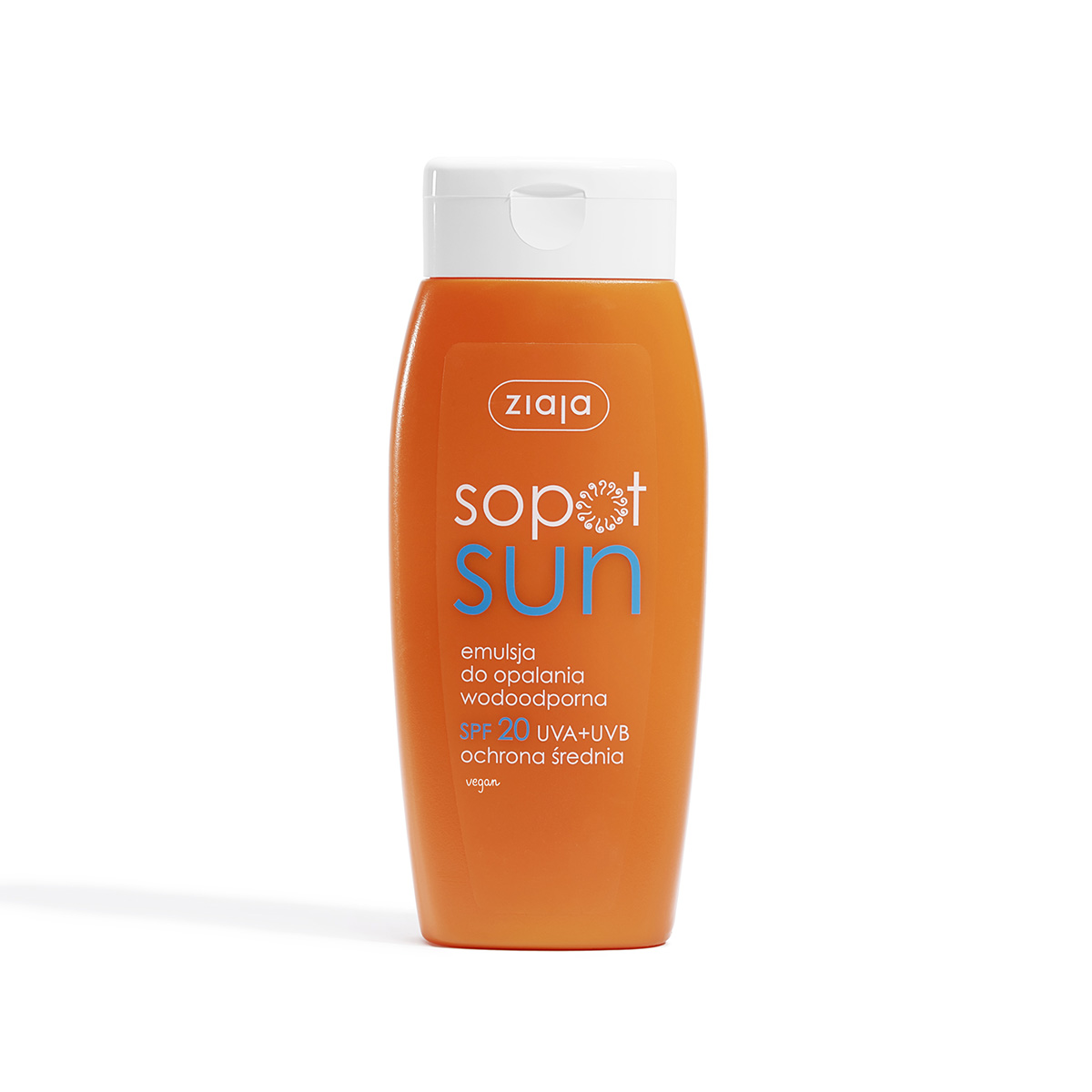 Ziaja Emulsja do opalania wodoodporna SPF 20 UVA + UVB ochrona średnia Ziaja