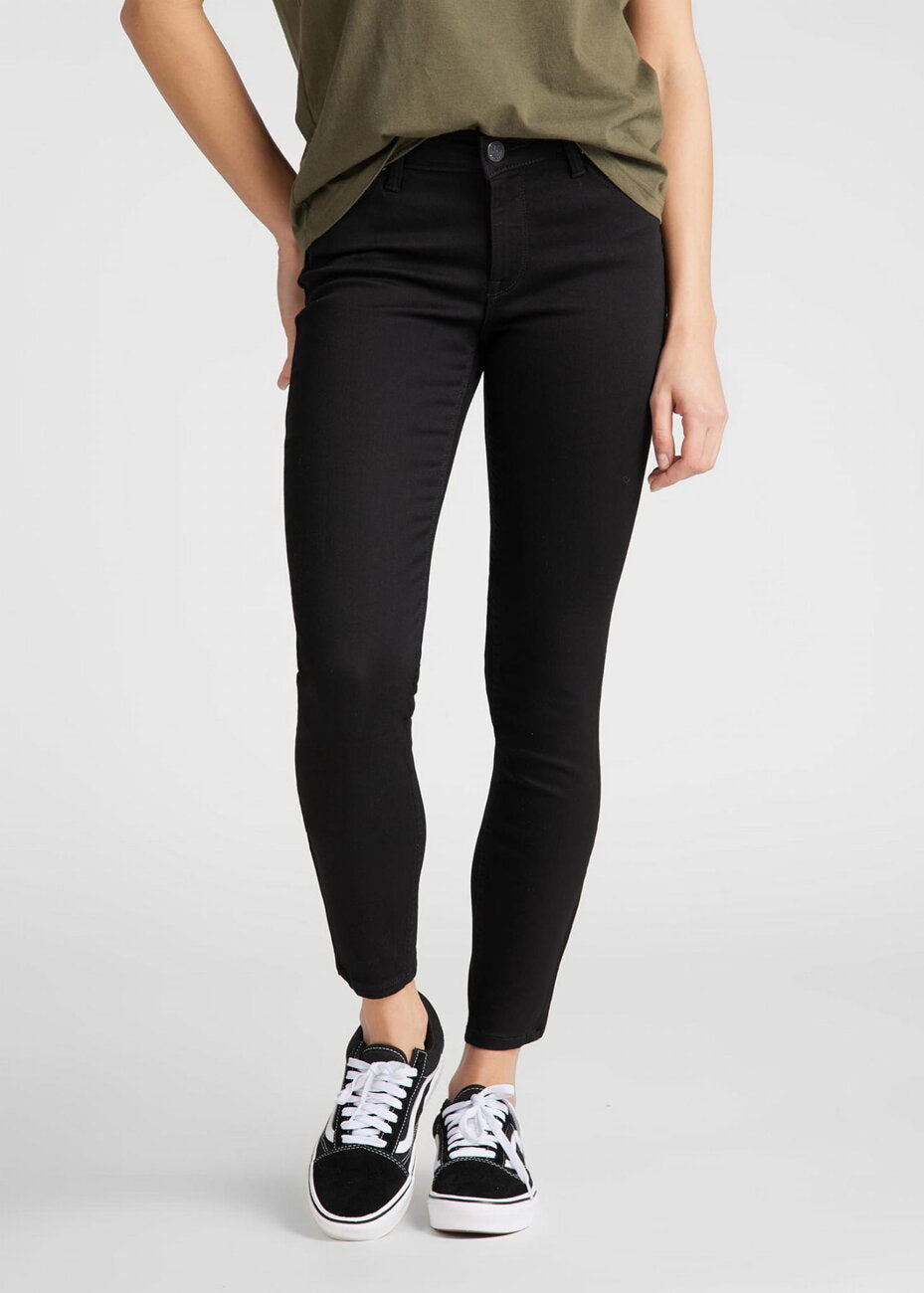 Spodnie Damskie Lee Scarlett Cropped Black Rinse L30CFS47 112106337, W27 L33