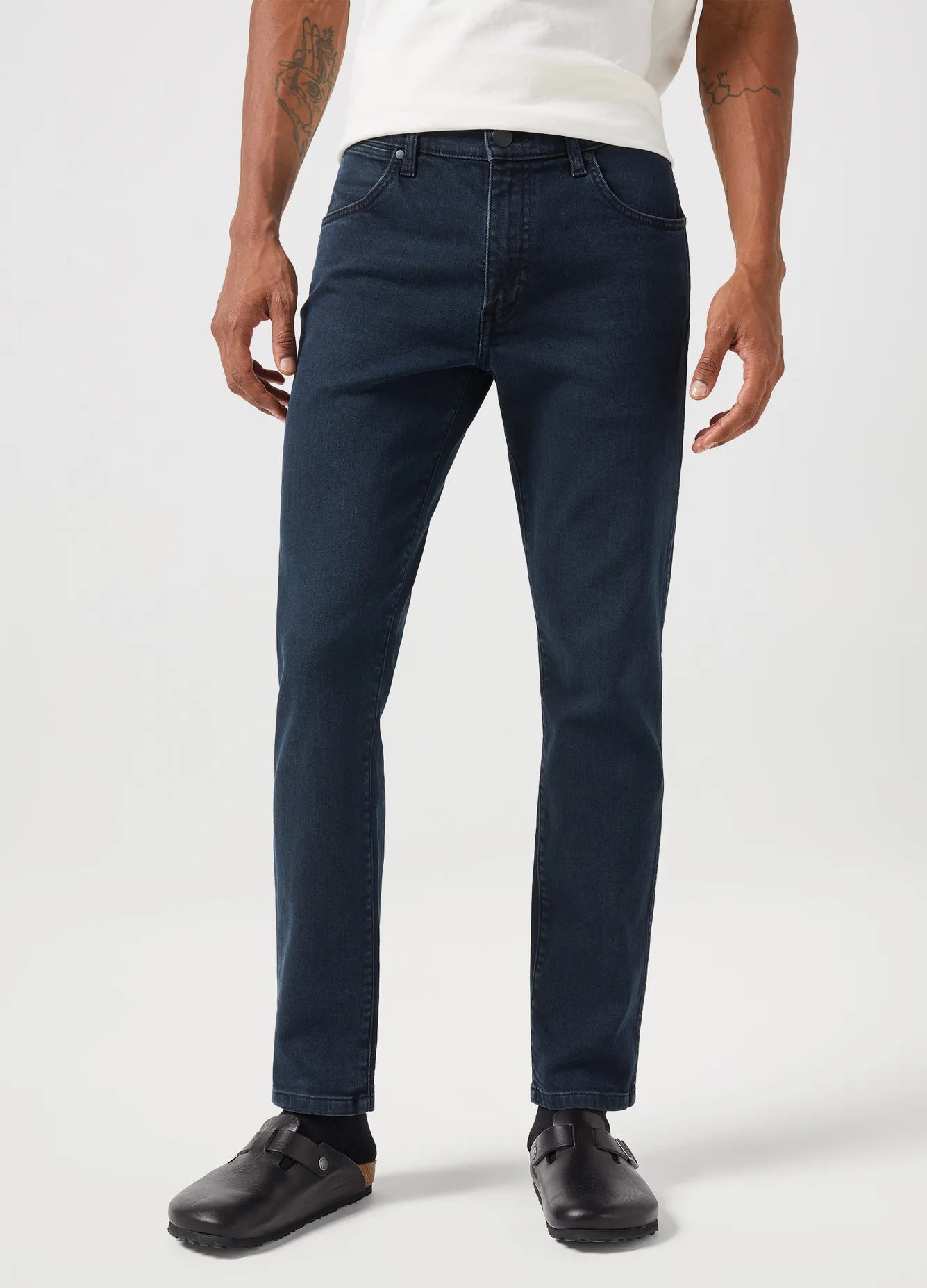 Męskie Spodnie Jeansowe Wrangler Larston Cloudy Skies 112350840, W32 L34