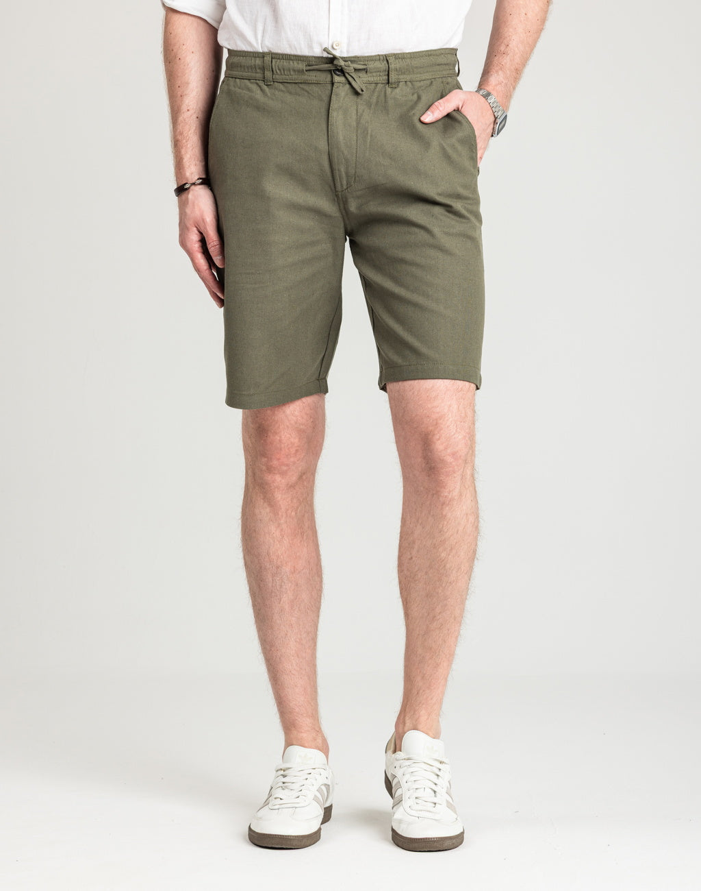 Męskie Spodenki Marcus Brad Shorts Beetle Green 19-200239-5097, S