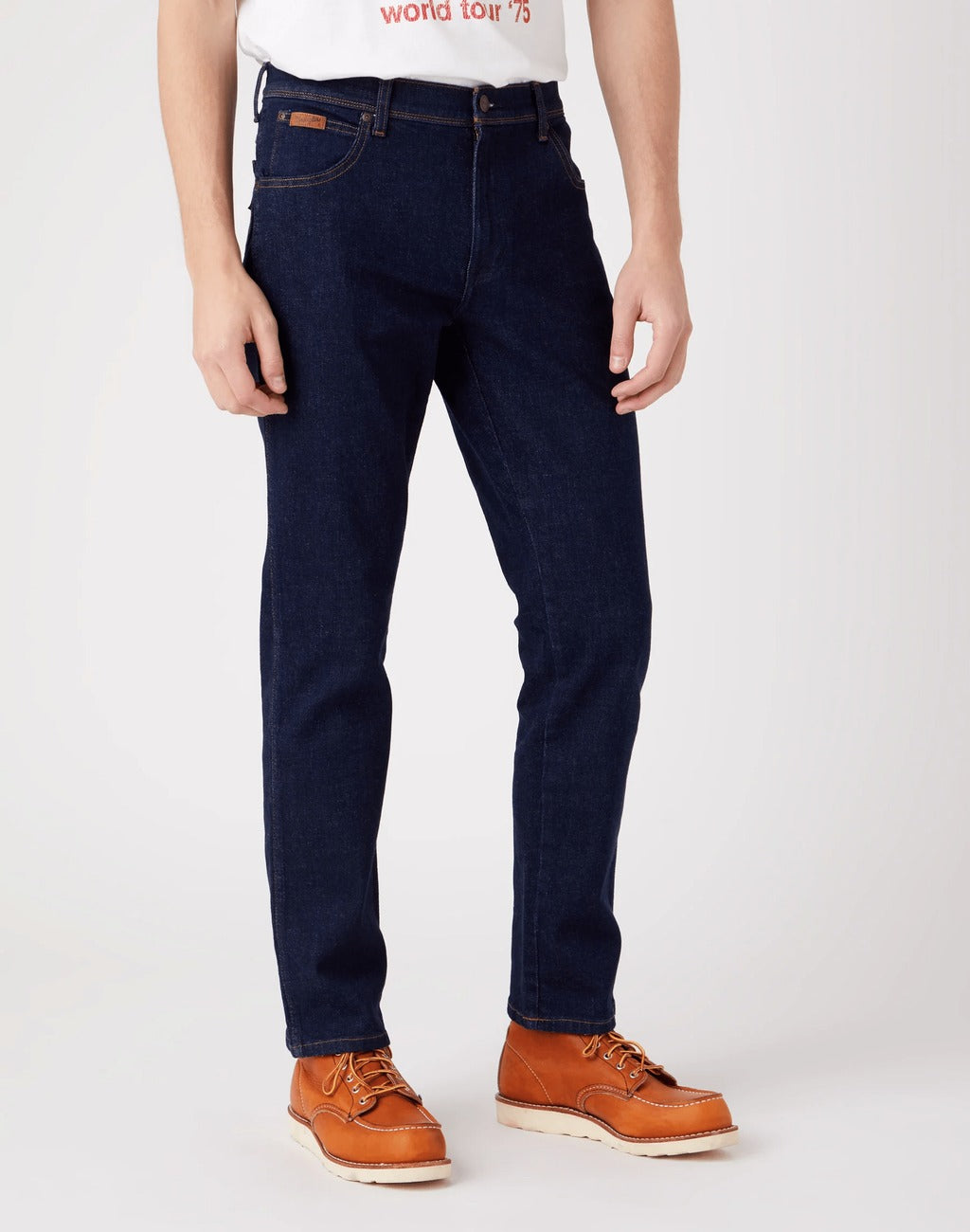 Spodnie Męskie Jeansowe Wrangler Texas Slim Day Drifter W12SQ821U 112320031, W46 L36