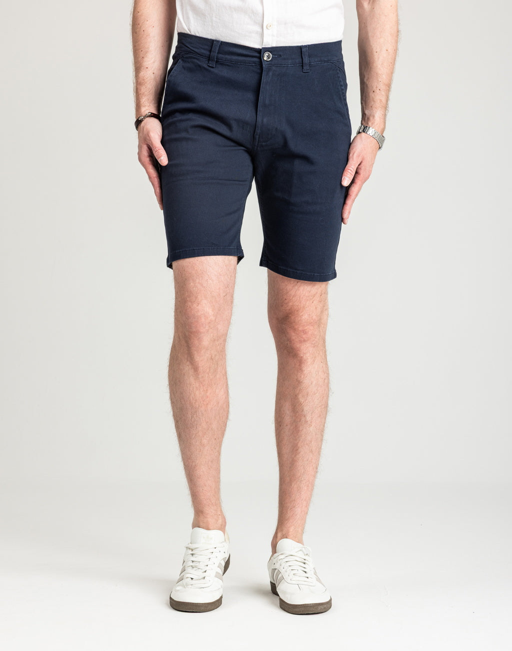 Męskie Spodenki Marcus Gerry Chino Shorts Dk. Navy 19-200266-7050, M
