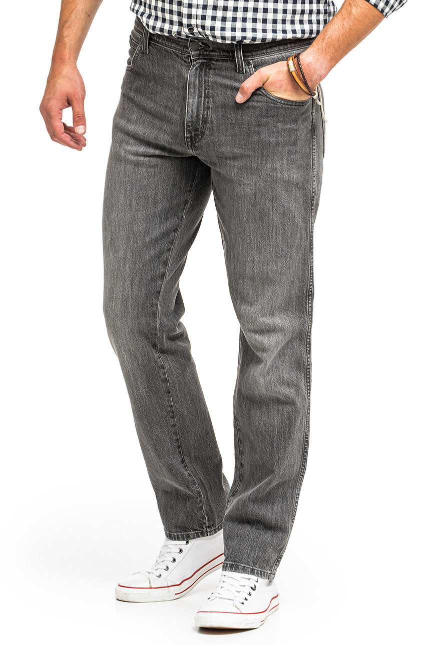 Spodnie Męskie Jeansowe Wrangler Texas Dusty Granite W121P416N 112126173, W34 L30