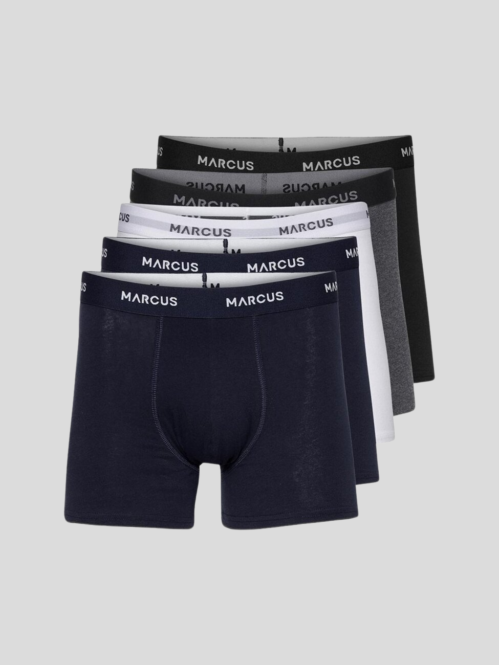 5pak Męskich Bokserek Marcus Undertøj Roxy Solid 40-200083 7050, 3XL