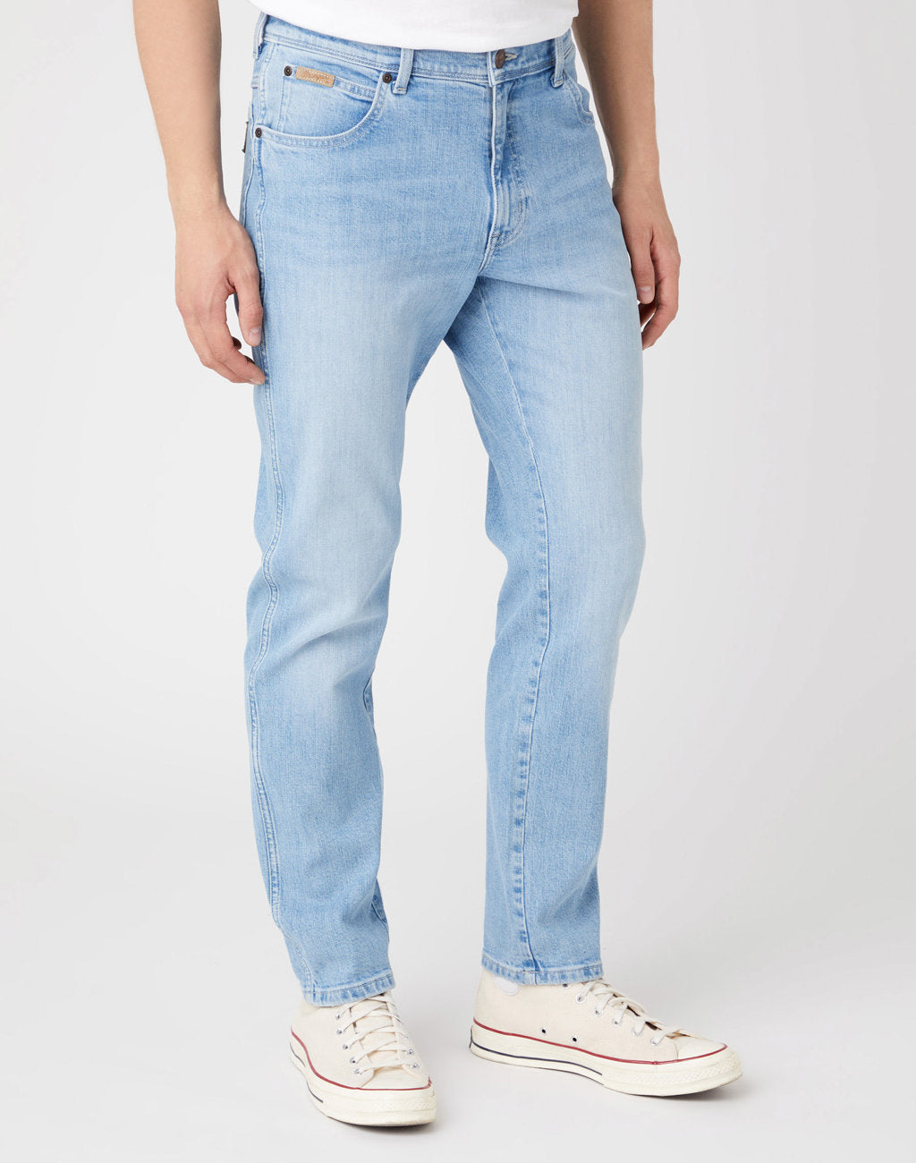 Spodnie Męskie Jeansowe Wrangler Texas Taper Lovesick W12TY728Q 112319945, W33 L34