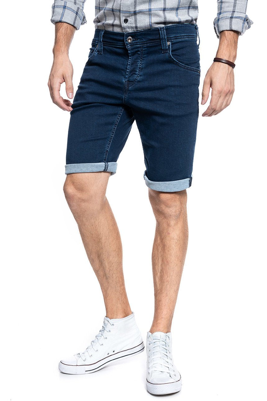 Szorty Męskie Mustang Chicago Krótkie Spodenki Denim Blue 1011731 5000 980, W36