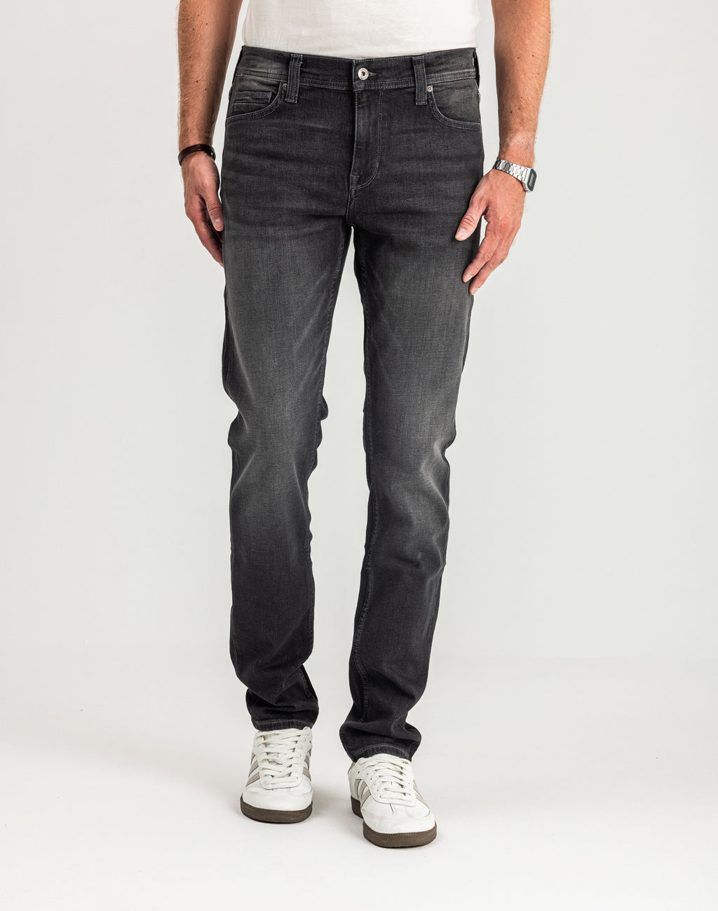Spodnie Męskie Jeansowe Mustang Vegas Slim Denim Black 1015044 4000 883, W31 L34