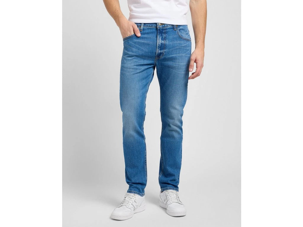 Męskie Spodnie Jeansowe Lee Rider Indigo Vintage 112346321 L701015994, W34 L30