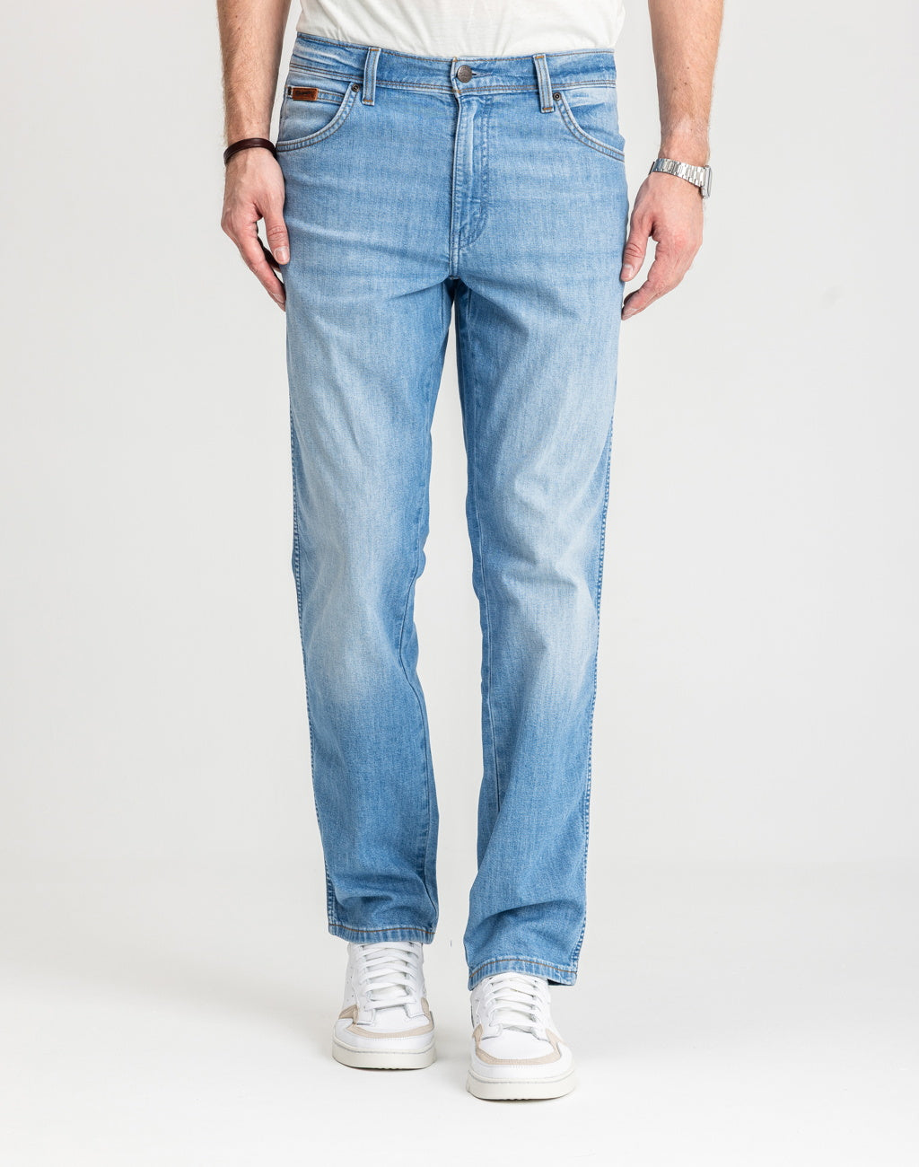 MĘSKIE SPODNIE JEANSOWE WRANGLER TEXAS SLATE SHADE 112364457, W32 L34