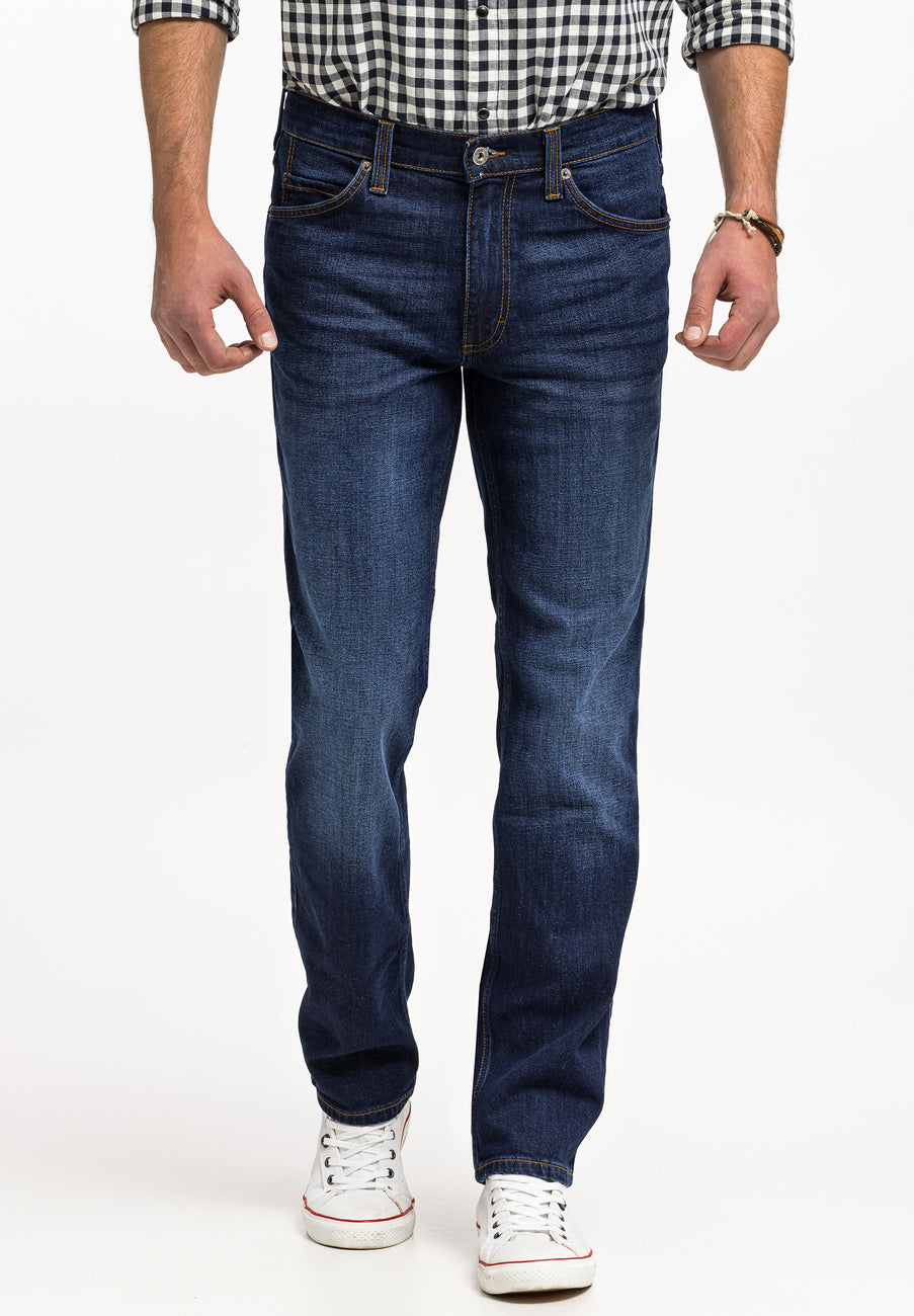Spodnie Męskie Jeansowe Mustang Tramper Tapered Denim Blue 1015352 5000 982, W31 L30