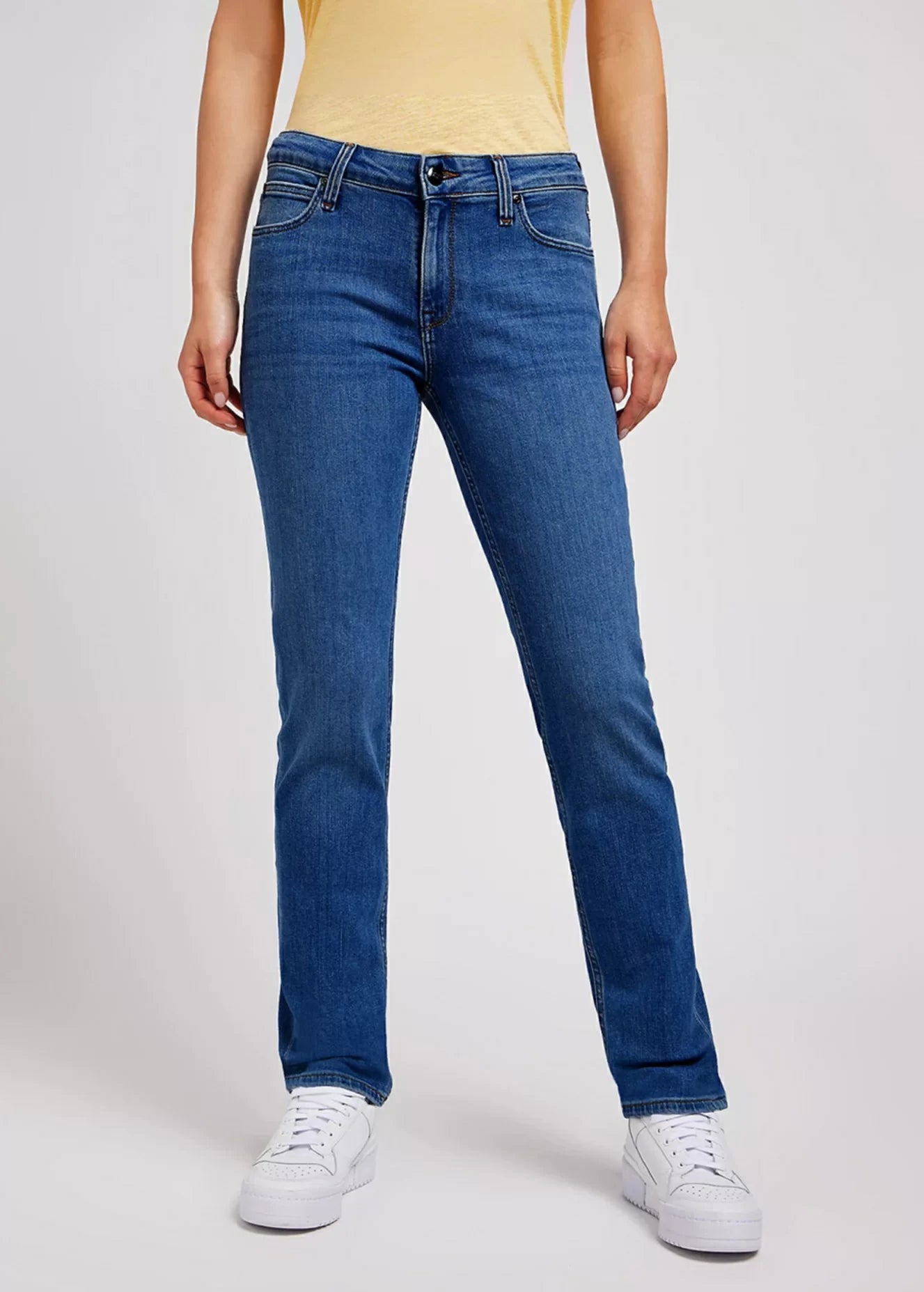 Damskie Spodnie Jeansowe Lee Elly Night Sky 112338322, W29 L33