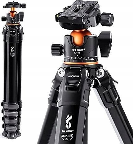 Statyw Kf Profesjonalny Statyw Do Aparatu / Kamery - Głowica 3d 15kg / K&f Kf09.105