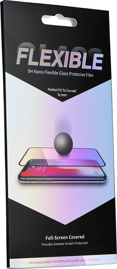 Partner Tele.com Szkło hartowane Flexible Nano Glass 5D Full Glue - do iPhone 7/8/SE 2020 4,7 czarny