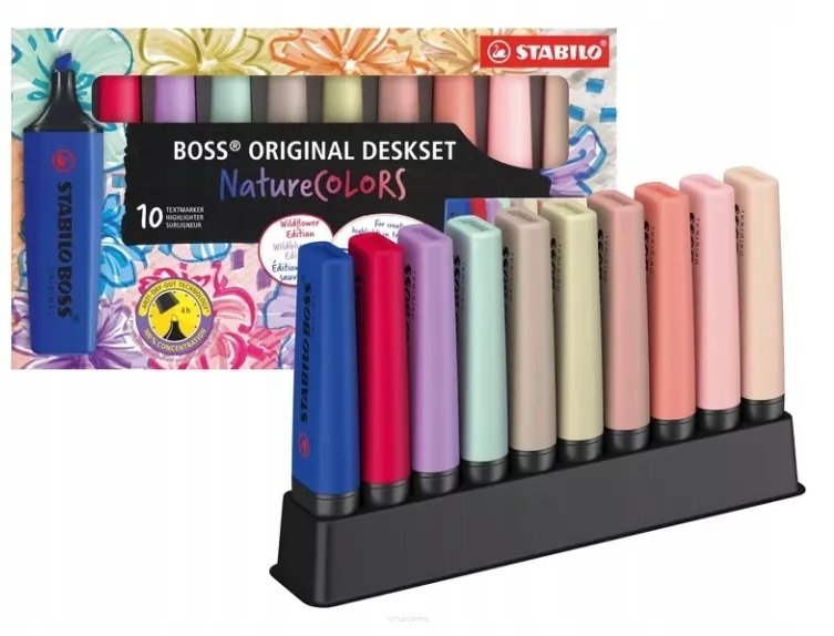Stabilo Boss Nature* Colors Wildflower edition z 10 szt.