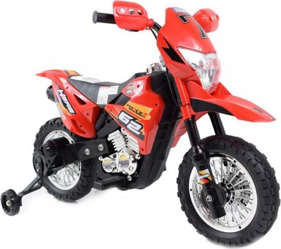 Фото - Дитячий електромобіль Super-Toys NAJNOWSZY MOTOR CROSSOWY FORCE II, ŚWIATŁA, DŹWIĘKI,DŻWIĘKI POL 