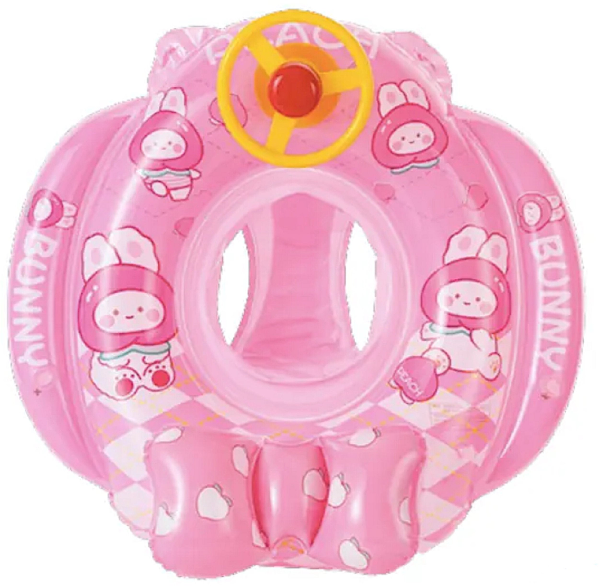 Kółko koło ponton dla dzieci do pływania króliki kierownica 310R