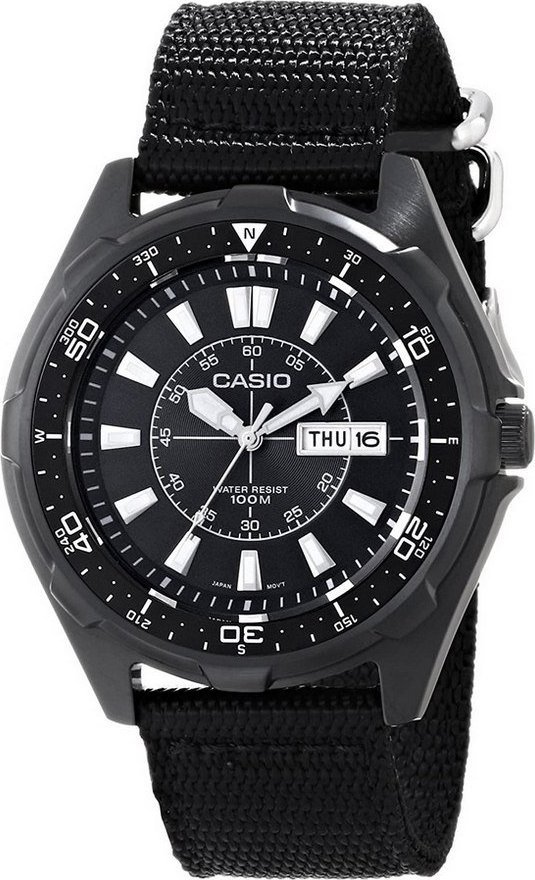 Zegarek Casio Zegarek Męski Casio AMW-110-1A ( 45 mm)