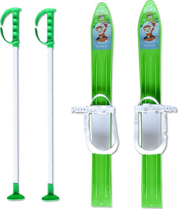 Master Narty z Kijkami dla Dziecka 60 cm MARMAT Zielone