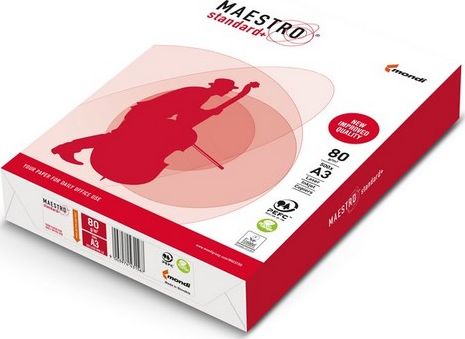 Mondi Papier ksero Maestro Standard+ A3 80g 500 arkuszy