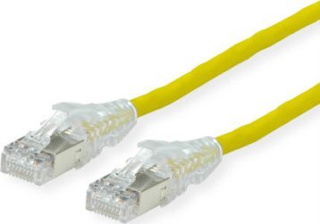 DTWYLER Kabel krosowy Cat.6A (klasa EA) S/FTP, CU 7702 flex LSOH, AMP v2, żółty, 2 m