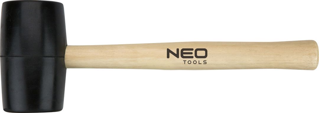 Neo Młotek gumowy rączka drewniana 450g 340mm (25-062)
