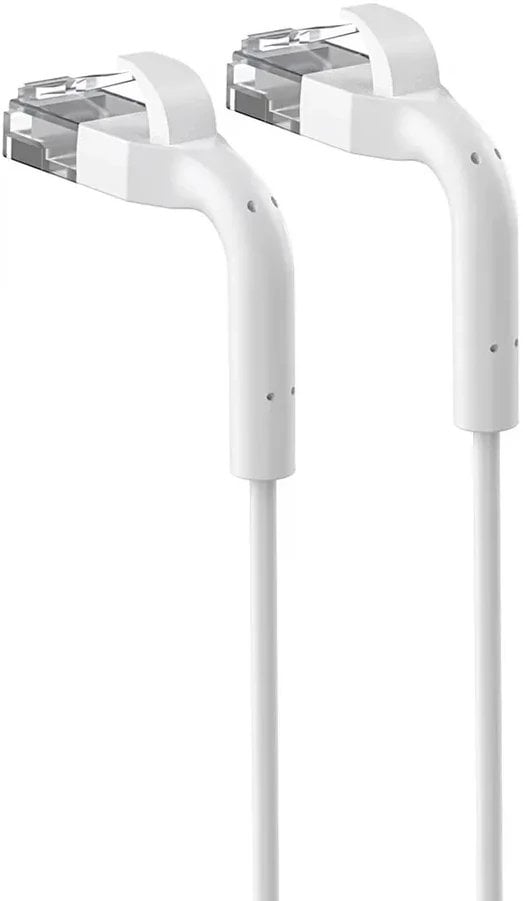 Extralink Kat.6 U/Ftp 10M 1Gbps Biały | Patchcord Lan | Miedź Kabel Sieciowy Skrętka, Łamana Końcówka