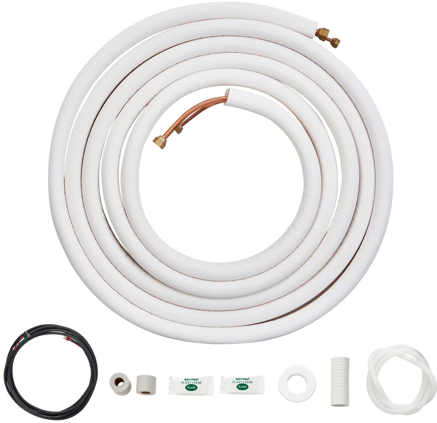 Zestaw do Klimatyzacji Miedziany Przewód 6,4 x 9,5 x 7620 mm