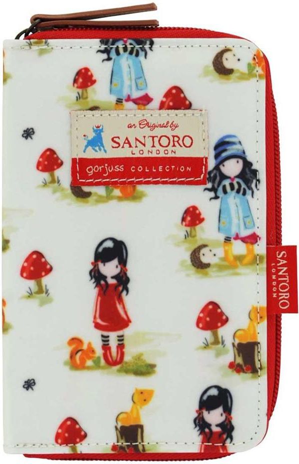 Santoro Portfel z suwakiem - Pastel Pattern Collection - 253568