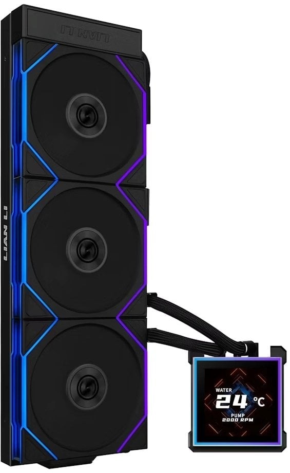 Chłodzenie wodne Lian Li HydroShift II LCD-S 360TL (GHS2LCDS36TB)