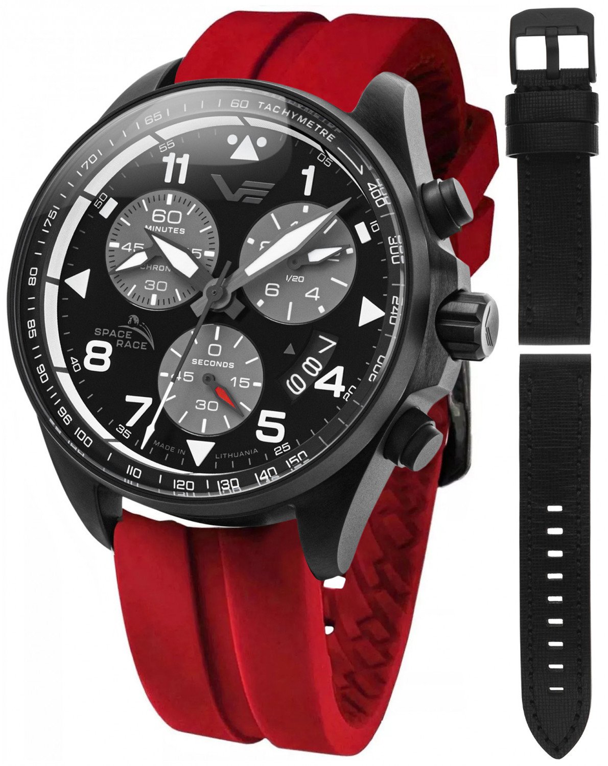 Zegarek Vostok Europe Zegarek męski Vostok Europe 6S30-325C744SR czerwony