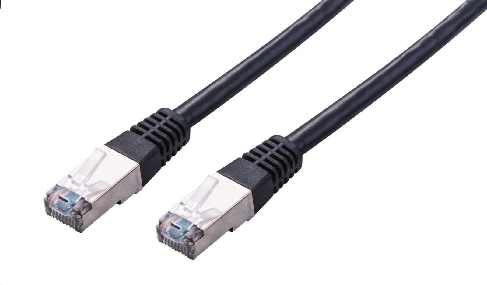 C-Tech C-TECH kabel patchcord Cat5e, FTP, černý, 2m