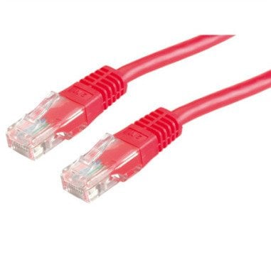Kabel krosowy UTP, kat. 6 (klasa E), czerwony, 1 m