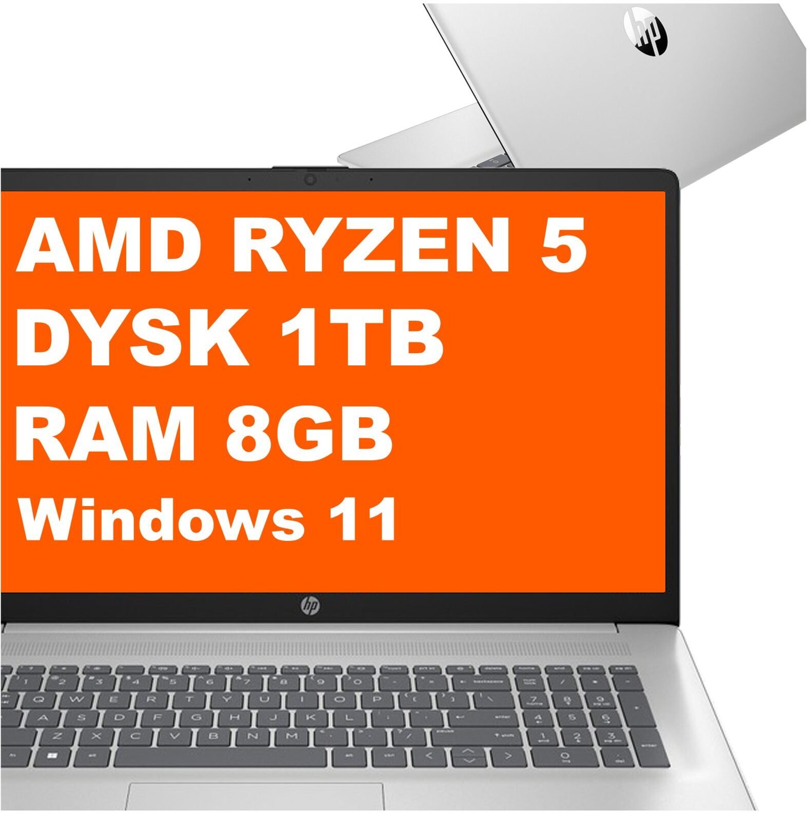 HP 17-cp2025dx Ryzen 5 7520U / 8 GB / 1 TB / W11 (B4GX7UA)