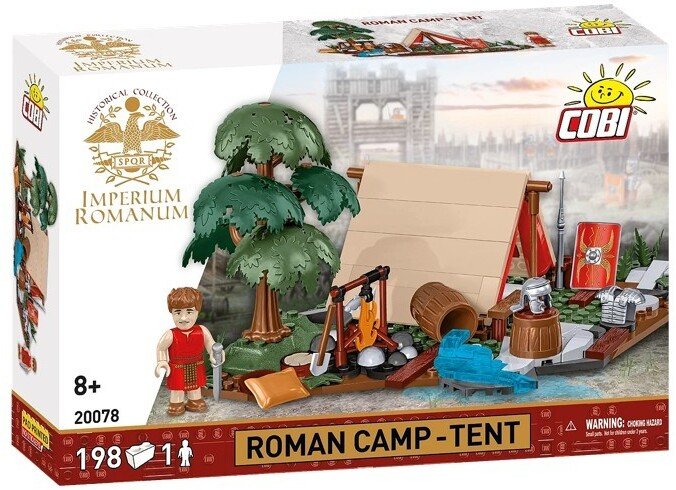 Cobi Klocki imperium rzymskie - namiot rzymskich legionistów 198 elementów