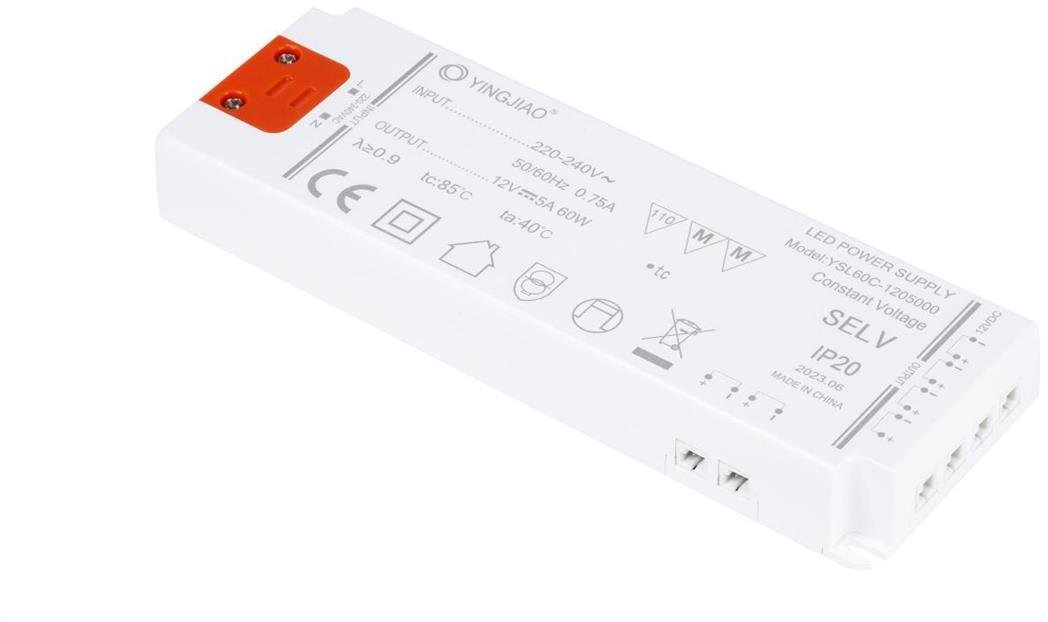 Zasilacz stałonapięciowy LED Yingjiao YSL60C 12V 5A 60W