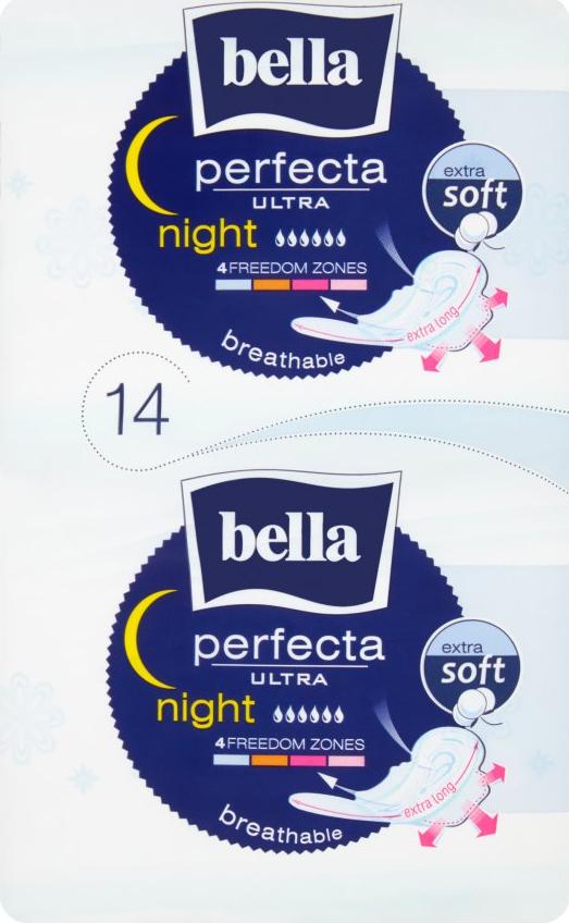 Bella bella perfecta ultre night extra soft podpaski 14 szt