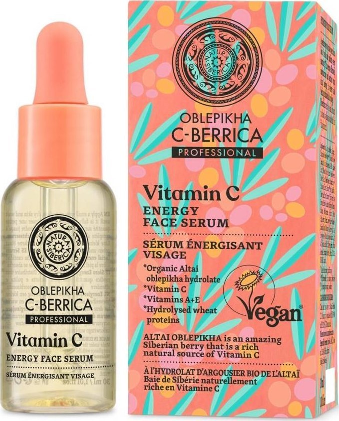 Natura Siberica C-BERRICA Energizujące serum do twarzy 30 ml