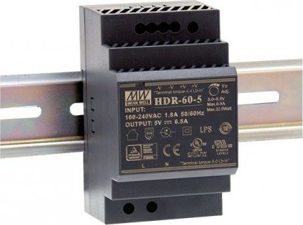 Meanwell Zasilacz na szynę DIN 54W 12VDC