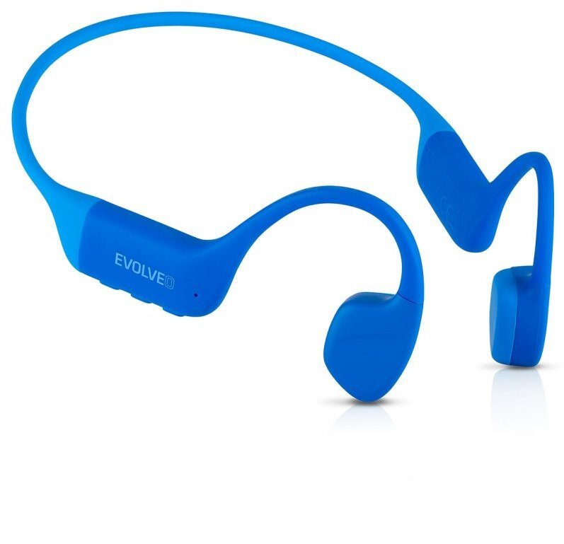 Evolveo EVOLVEO bezprzewodowa słuchawki BoneMax MP3 32GB na kości policzkowej IPX8 niebieski