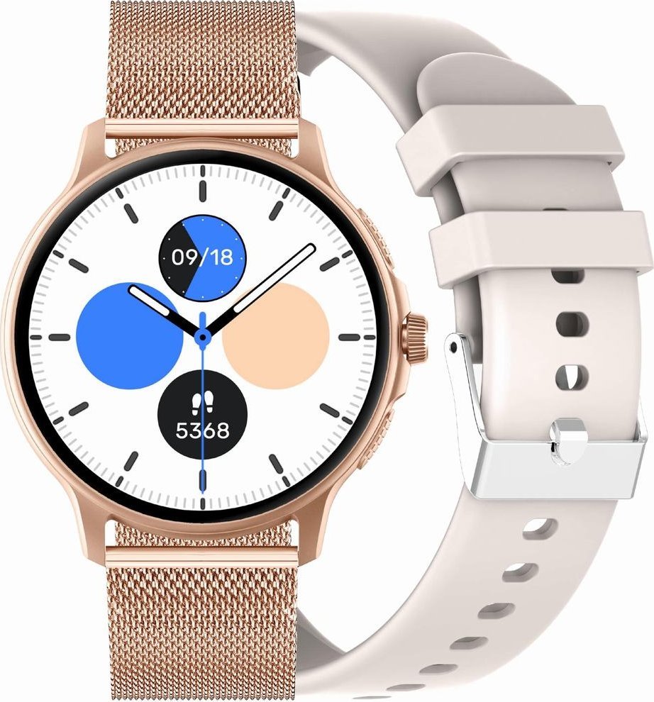 Smartwatch Gravity GT12-5 Różowe złoto (GT12-5)