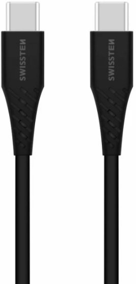 Kabel USB Swissten 71506301ECO* kabel USB 1,2 m USB C Czarny