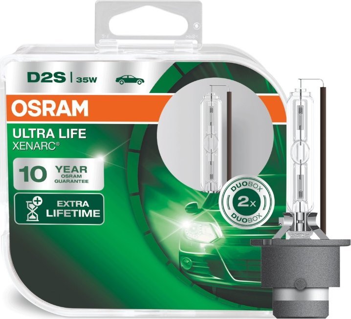 Zdjęcia - Żarówka samochodowa Osram Żarówka 2x D2S ULTRA LIFE 10 Lat Gwarancji 