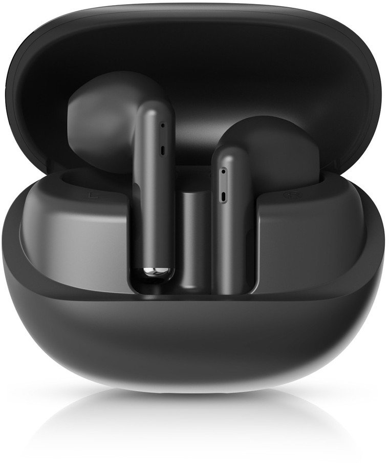 Niceboy Douszne Beans 4 Onyx Black Czarne USB-C IPX4 kodek AAC