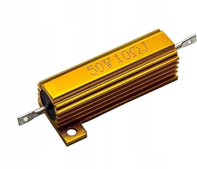 Agam Resistor 50W - 10Ohm - aluminum housing - RX24 50W 10R (ABC-9636)