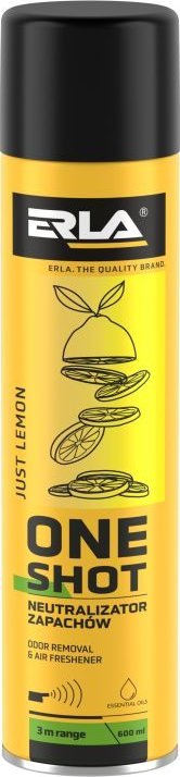Erla One Shot ERLA ONE SHOT neutralizator zapachów JUST LEMON