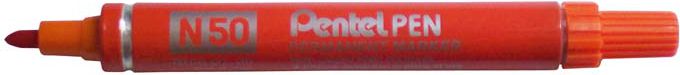 Marker permanentny Pentel N50 POMARAŃCZOWY (N50F)