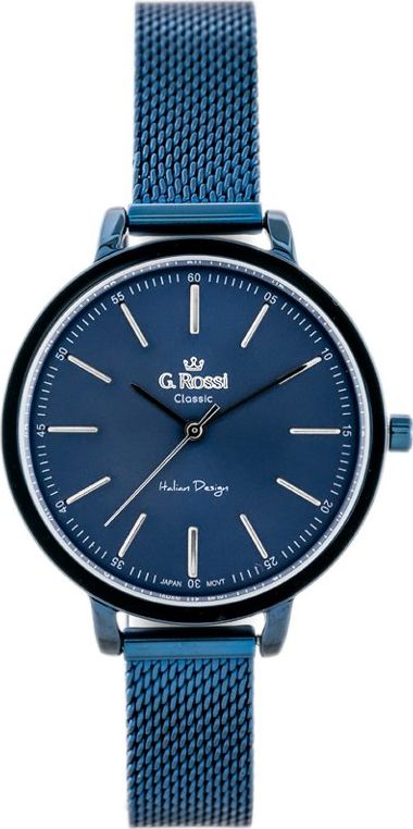 Zegarek Gino Rossi Zegarek - C11760B-6F1 (zg778e) blue uniwersalny