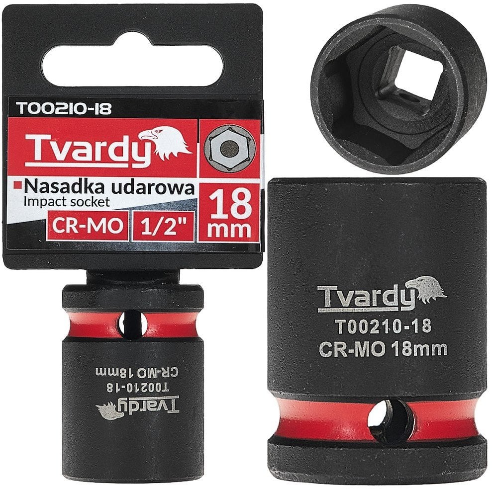 Nasadka udarowa 1/2" 6-kąt 18mm CR-MO (10/120)